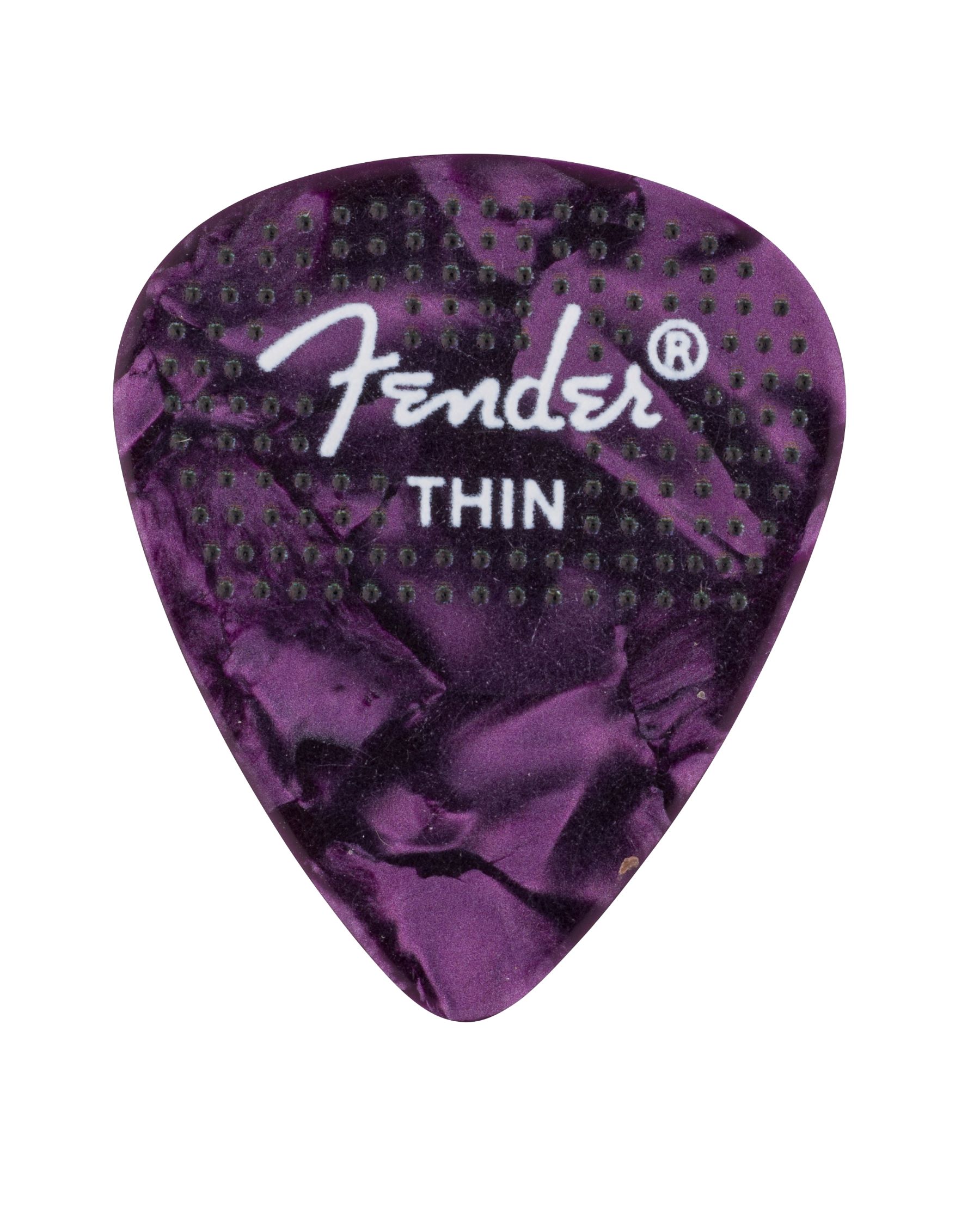 Fender Mediators 351 CelluloÏde À Points (12pk) Mince - Púas - Variation 6