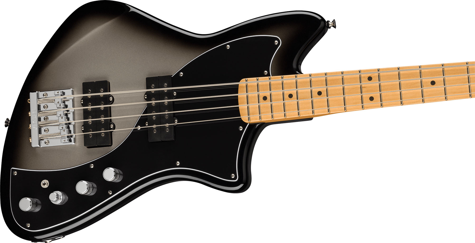 Fender Meteora Bass Active Player Plus Mex Mn - Silver Burst - Bajo eléctrico de cuerpo sólido - Variation 2