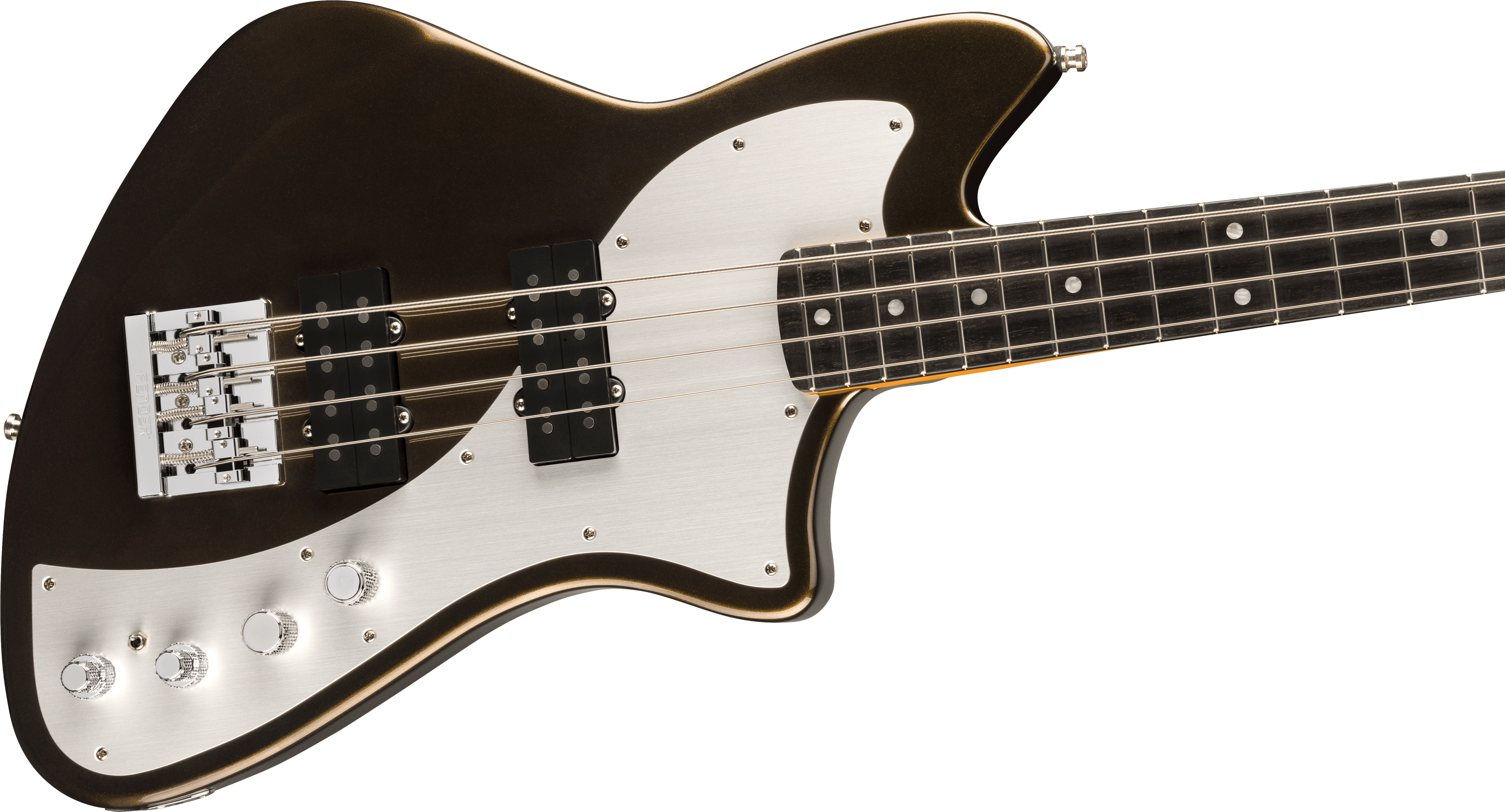 Fender Meteora Bass American Ultra Ii Usa Eb - Texas Tea - Bajo eléctrico de cuerpo sólido - Variation 3