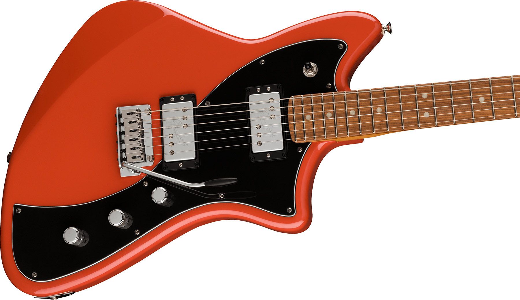 Fender Meteora Player Plus Hh Mex 2023 2s Ht Pf - Fiesta Red - Guitarra electrica retro rock - Variation 2