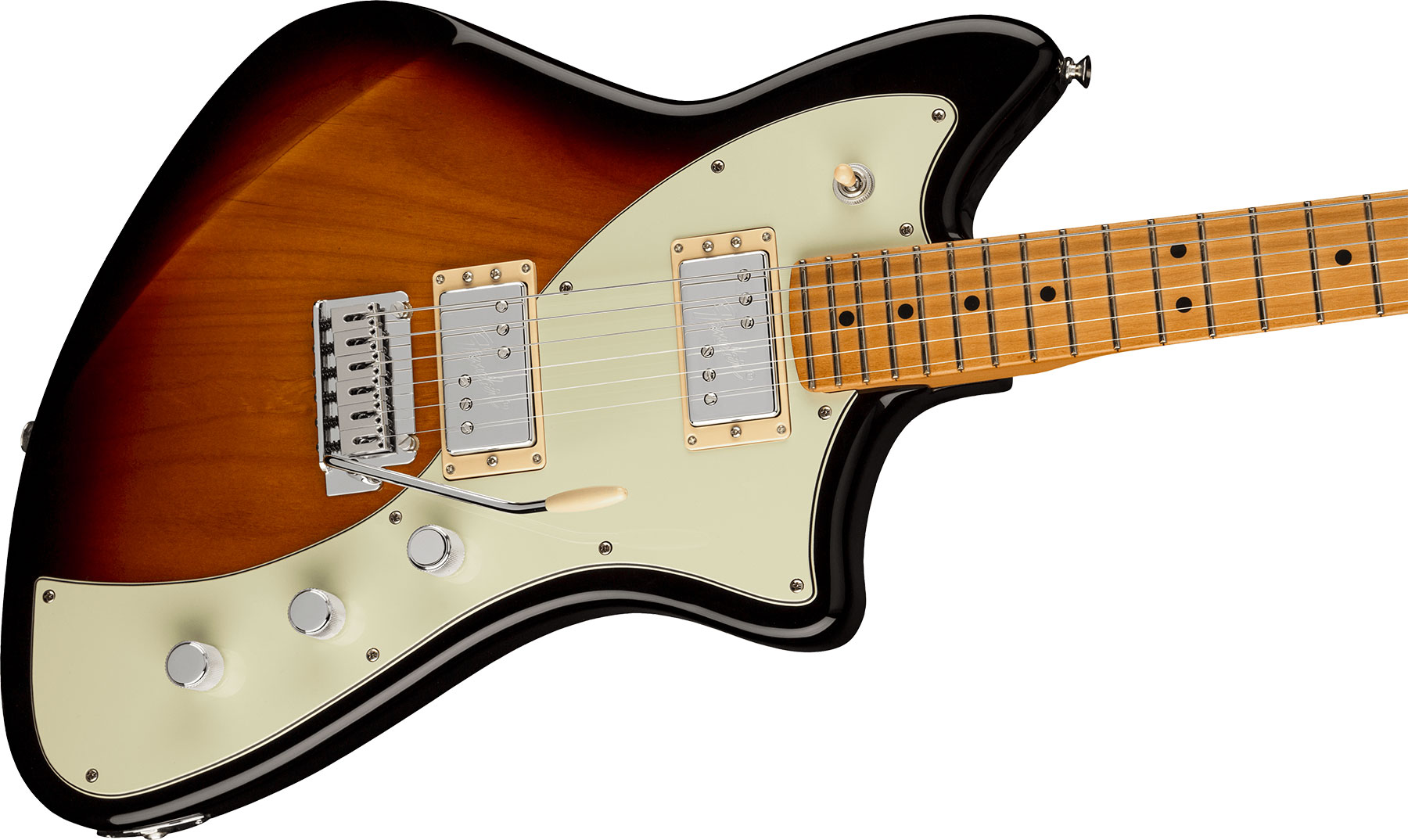 Fender Meteora Player Plus Hh Mex 2h Ht Mn - 3-color Sunburst - Guitarra electrica retro rock - Variation 2