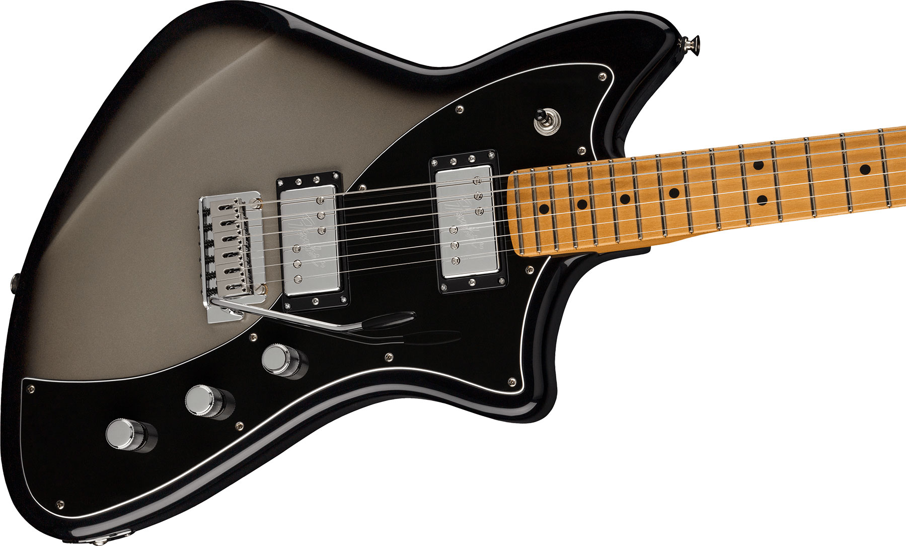 Fender Meteora Player Plus Hh Mex 2h Ht Mn - Silver Burst - Guitarra electrica retro rock - Variation 2