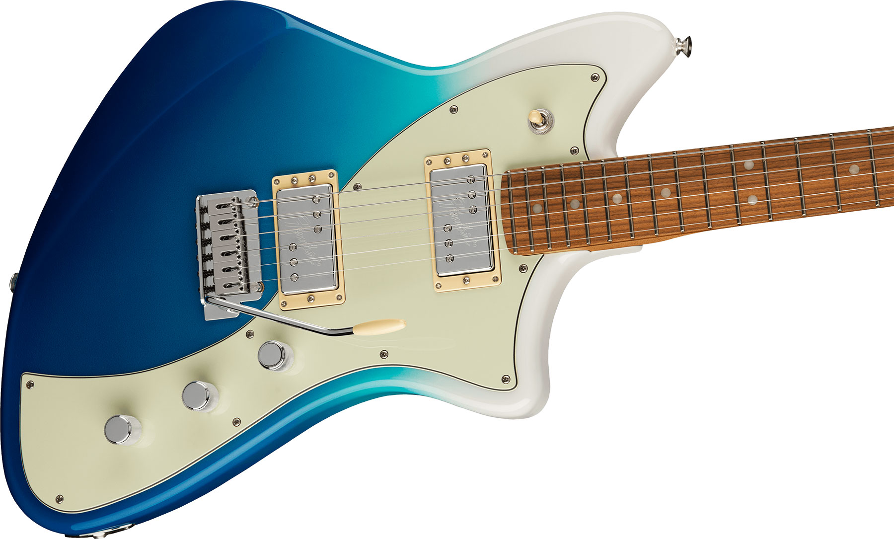 Fender Meteora Player Plus Hh Mex 2h Ht Pf - Belair Blue - Guitarra electrica retro rock - Variation 2