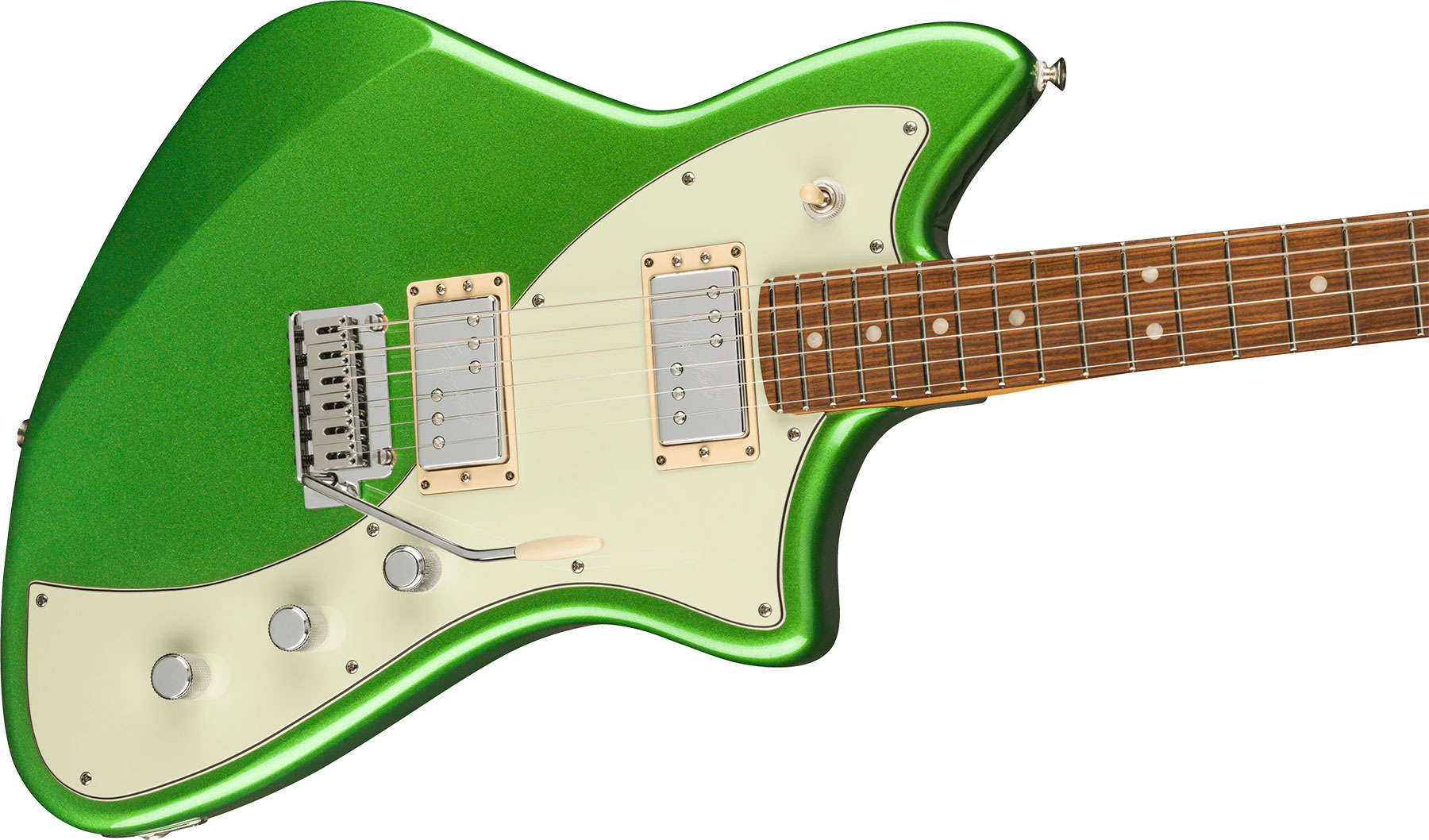 Fender Meteora Player Plus Hh Mex 2h Ht Pf - Cosmic Jade - Guitarra electrica retro rock - Variation 2