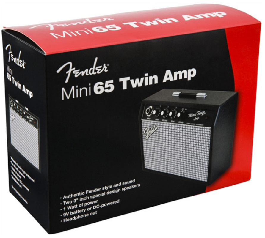 Fender Mini '65 Twin Amp 1w 2x3 - Mini amplificador para guitarra - Variation 3
