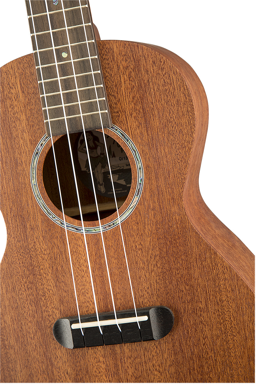 Fender Mino'Aka Concert natural open pore Ukulele