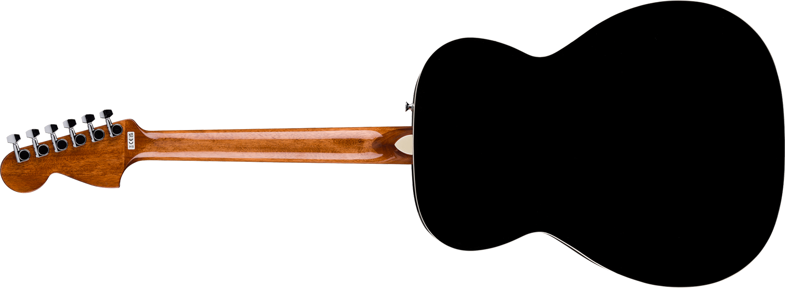 Fender Monterey California Standard Om Epicea Sapele Wal - Black - Guitarra folk - Variation 1