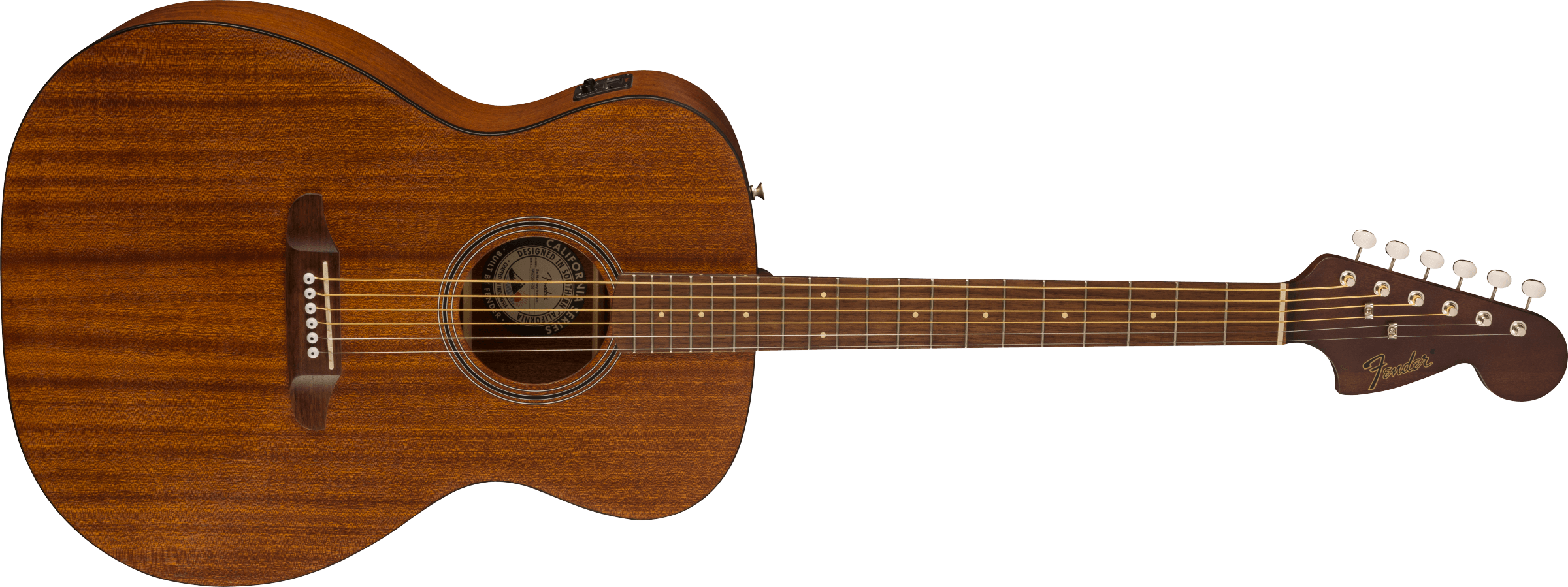 Fender Monterey Standard Sapelle Wal - Natural - Guitarra acústica & electro - Variation 1