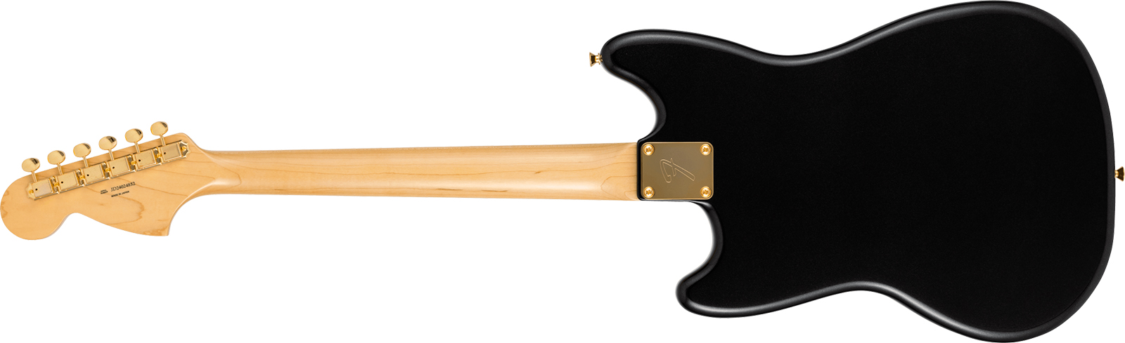 Fender Mustang 60s Traditional Mij Ltd Jap Shsc 2s Trem Rw - Black Pearl - Guitarra electrica retro rock - Variation 1