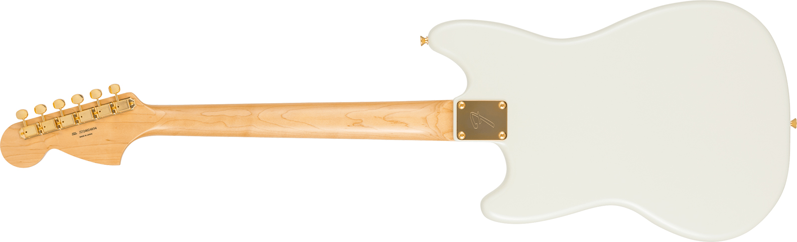 Fender Mustang 60s Traditional Mij Ltd Jap Shsc 2s Trem Rw - White Pearl - Guitarra electrica retro rock - Variation 1