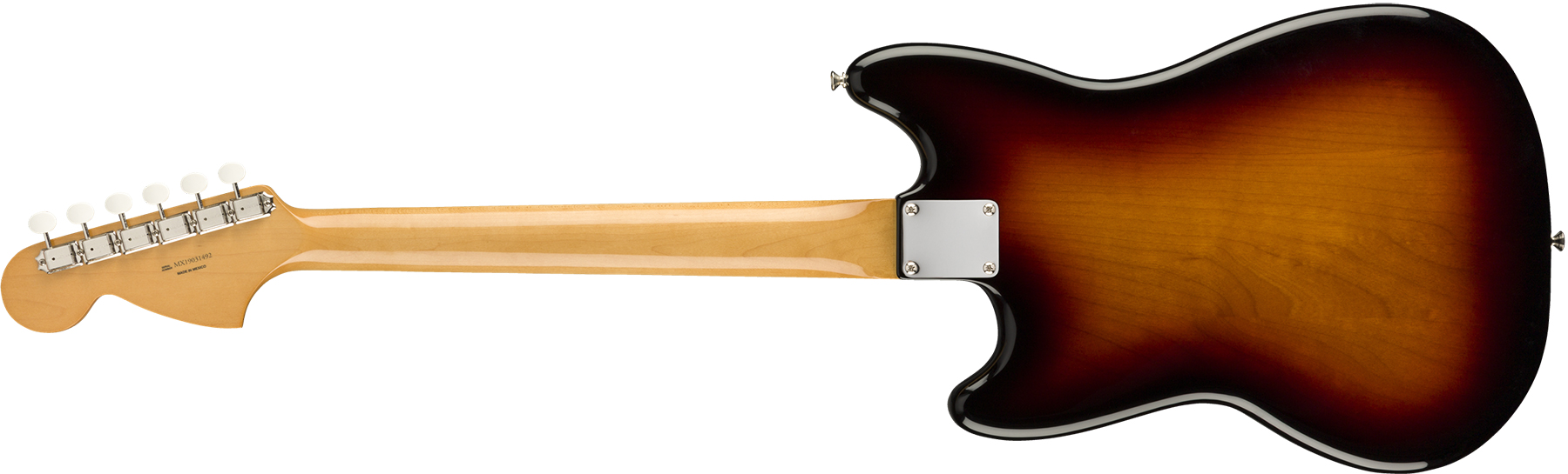 Fender Mustang 60s Vintera Vintage Mex Pf - 3-color Sunburst - Guitarra electrica retro rock - Variation 1