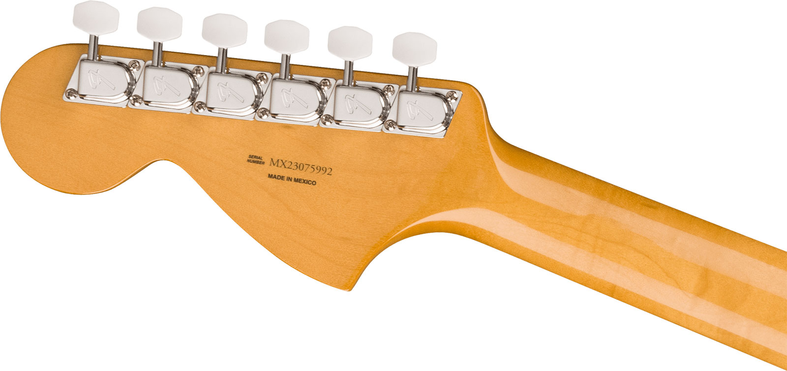 Fender Mustang 70s Competition Vintera 2 Mex 2s Trem Rw - Competition Orange - Guitarra electrica retro rock - Variation 3
