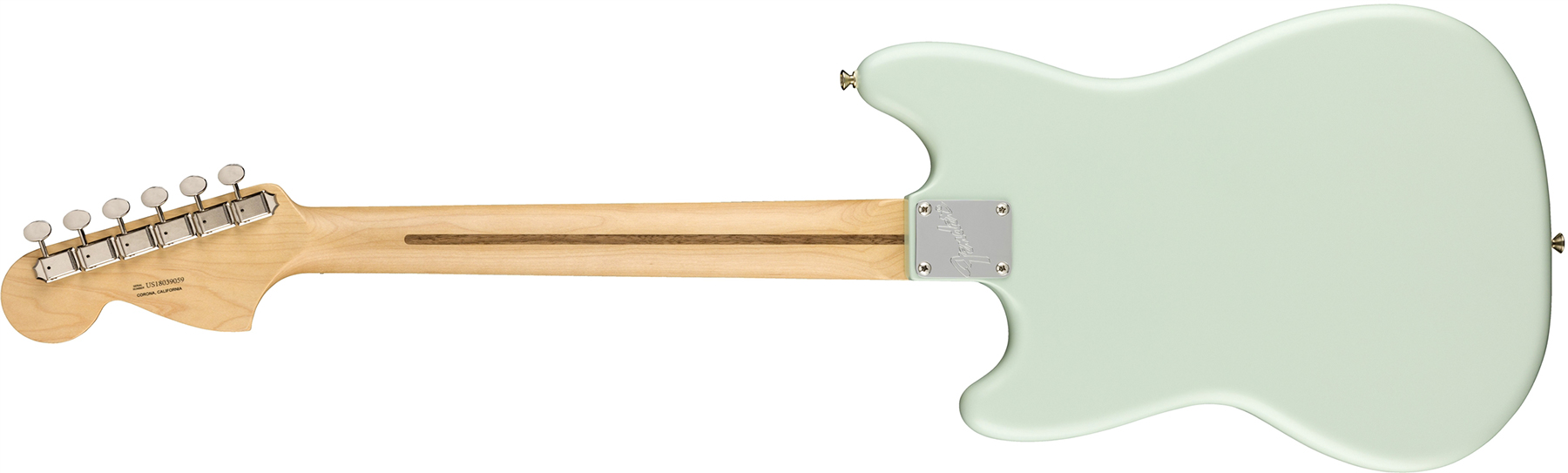 Fender Mustang American Performer Usa Ss Rw - Satin Sonic Blue - Guitarra eléctrica de doble corte - Variation 1