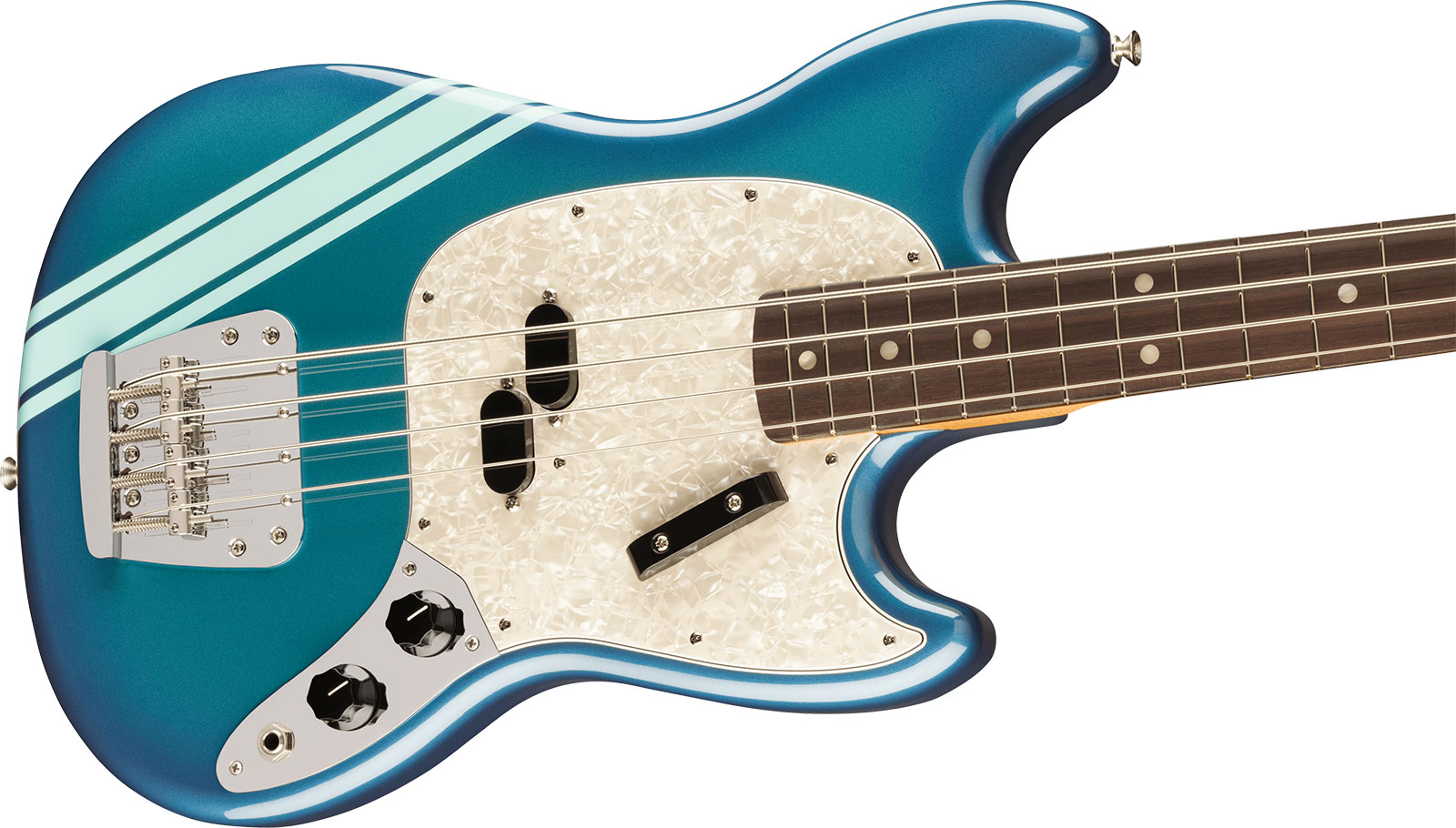 Fender Mustang Bass 70s Competition Vintera 2 Rw - Competition Blue - Bajo eléctrico de cuerpo sólido - Variation 2