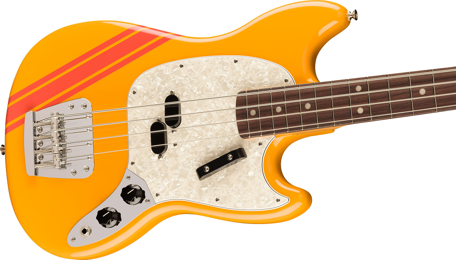 Fender Mustang Bass 70s Competition Vintera 2 Rw - Competition Orange - Bajo eléctrico de cuerpo sólido - Variation 2