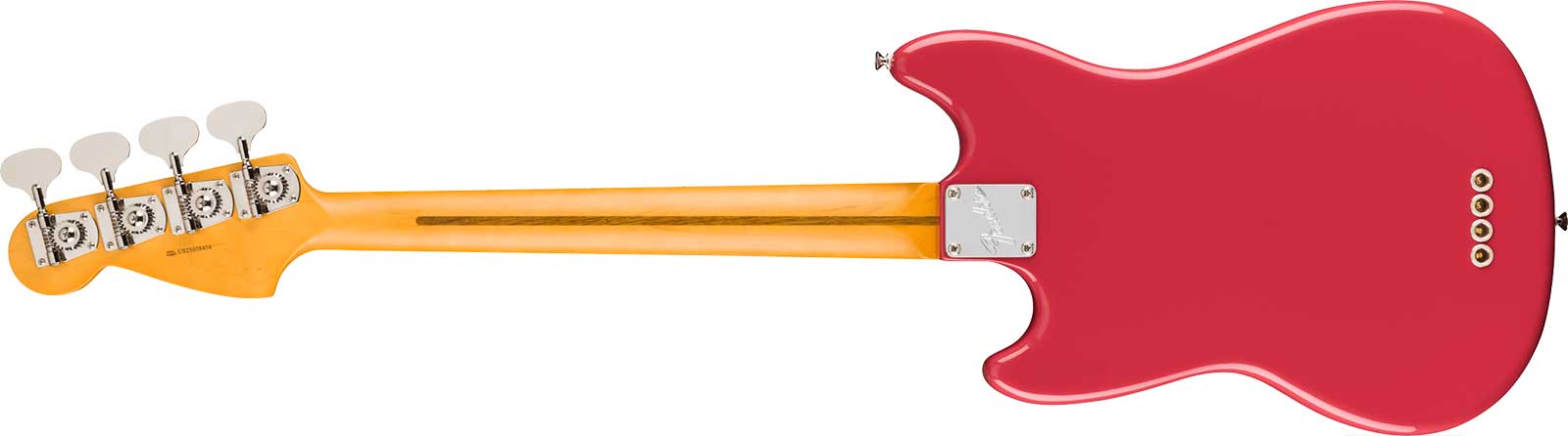 Fender Mustang Bass Classic American Pro Usa Shsc Mn - Faded Dakota Red - Bajo eléctrico de cuerpo sólido - Variation 1