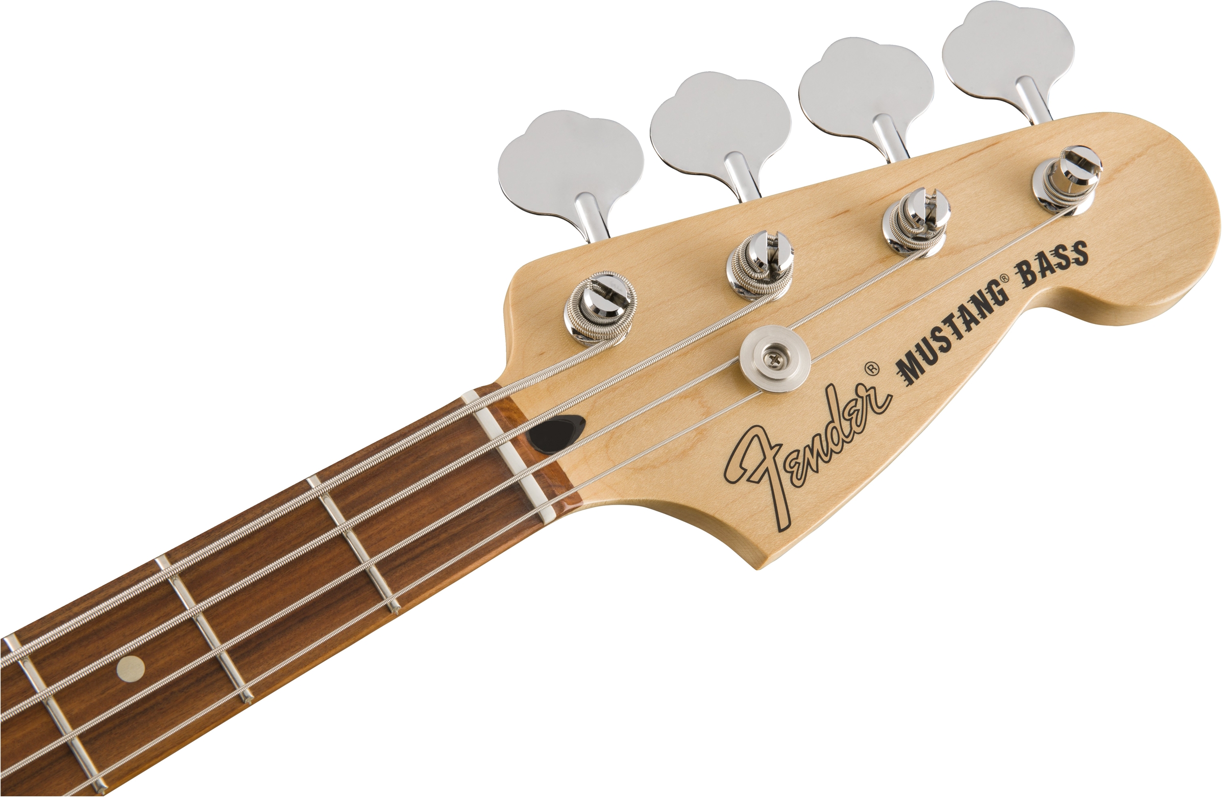 Fender Mustang Bass Pj Mex Pf - Olympic White - Bajo eléctrico para niños - Variation 3