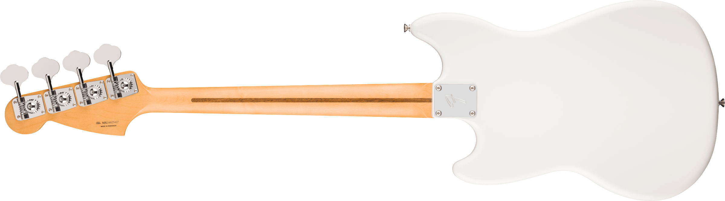 Fender Mustang Bass Pj Player Ii Mex Mn - Polar White - Bajo eléctrico de cuerpo sólido - Variation 1