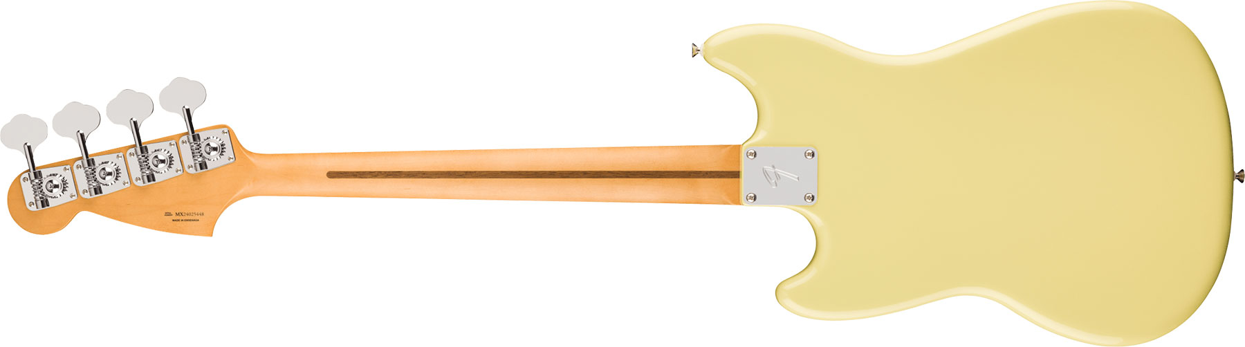 Fender Mustang Bass Pj Player Ii Mex Ss Rw - Hialeah Yellow - Bajo eléctrico de cuerpo sólido - Variation 1