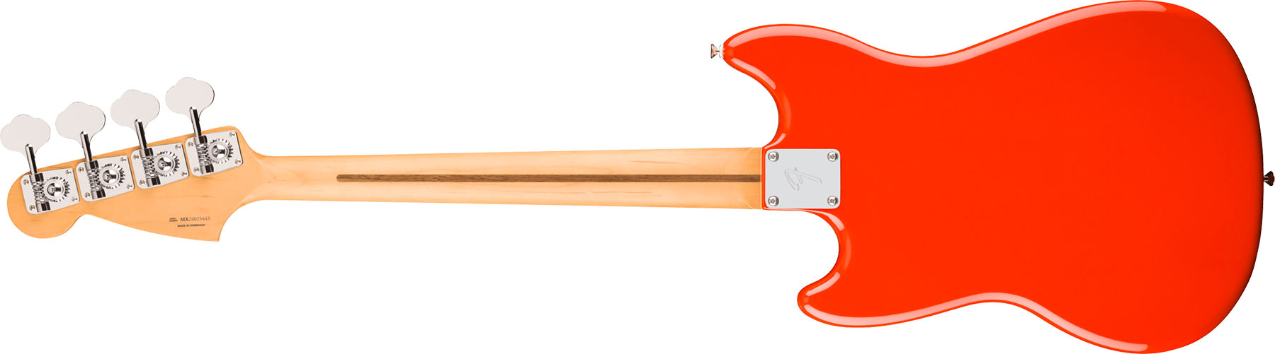 Fender Mustang Bass Pj Player Ii Mex Ss Rw - Coral Red - Bajo eléctrico de cuerpo sólido - Variation 1