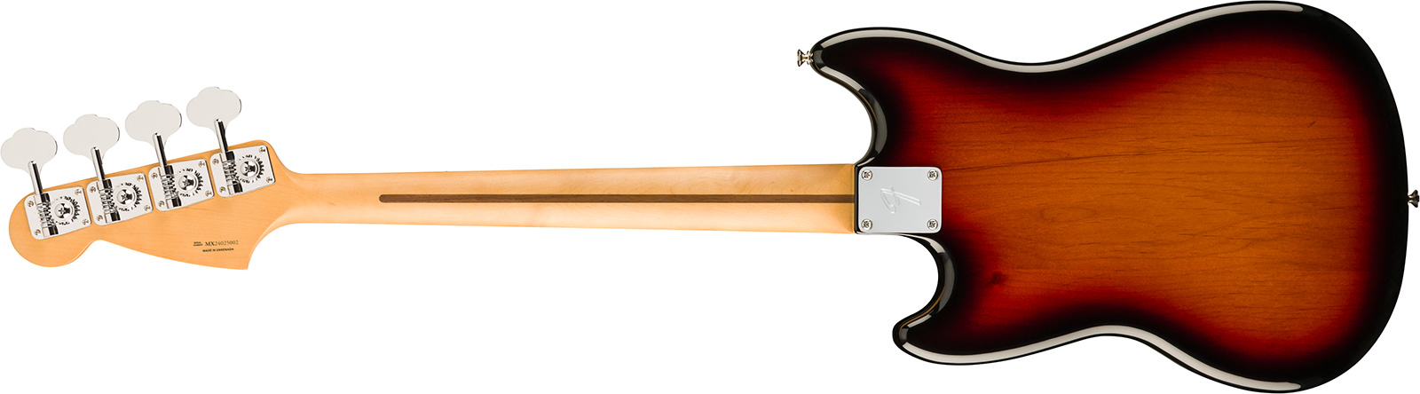 Fender Mustang Bass Pj Player Ii Mex Mn - 3-color Sunburst - Bajo eléctrico de cuerpo sólido - Variation 1