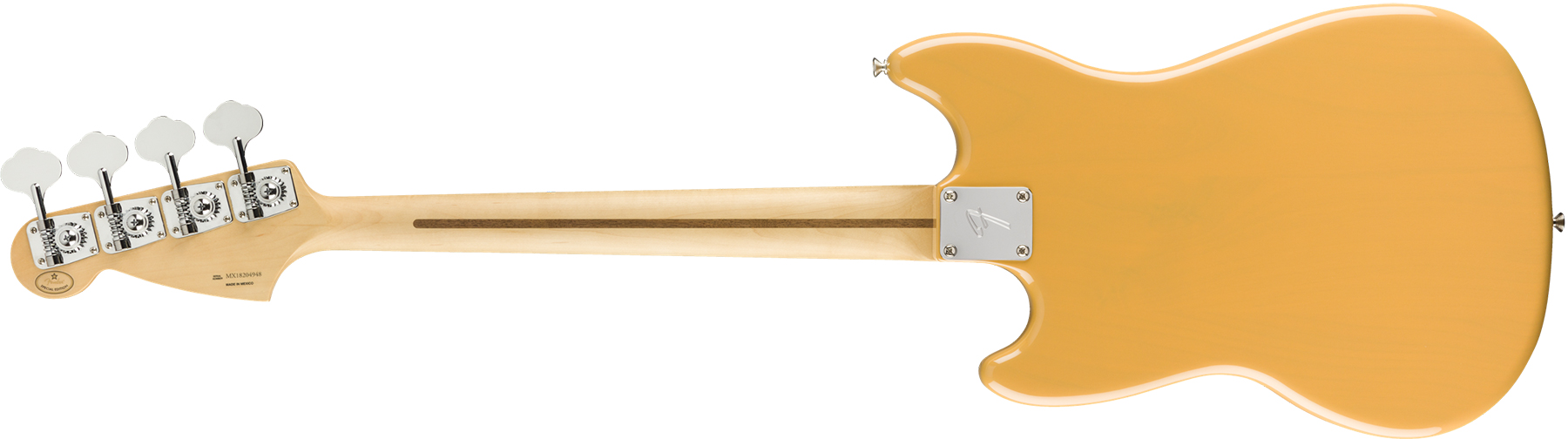 Fender Mustang Bass Pj Player Ltd Mex Mn - Butterscotch Blonde - Bajo eléctrico para niños - Variation 1
