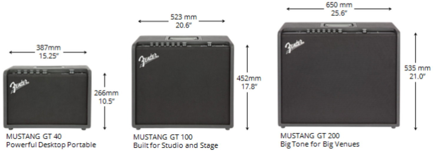 Fender Mustang Gt 40 2x20w 2x6.5 - Combo amplificador para guitarra eléctrica - Variation 2