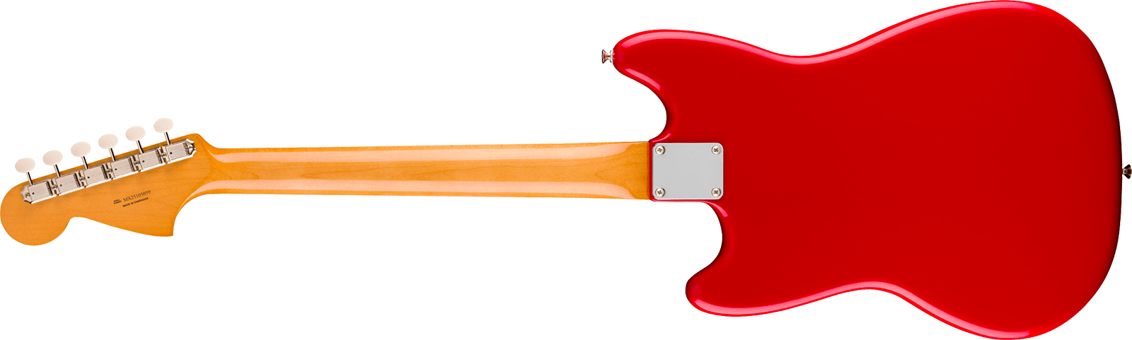 Fender Mustang Mid 60s Vintera 3 Mex Shsc 2s Trem Rw - Dakota Red - Guitarra electrica retro rock - Variation 1