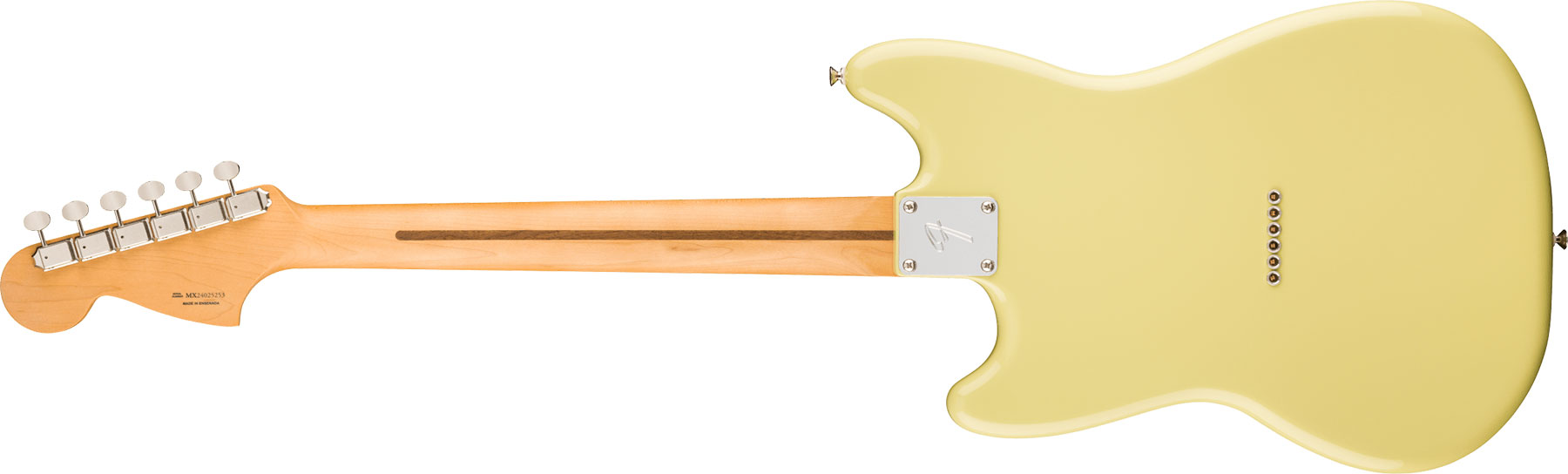 Fender Mustang Player Ii Mex 2s Ht Mn - Hialeah Yellow - Guitarra electrica retro rock - Variation 1