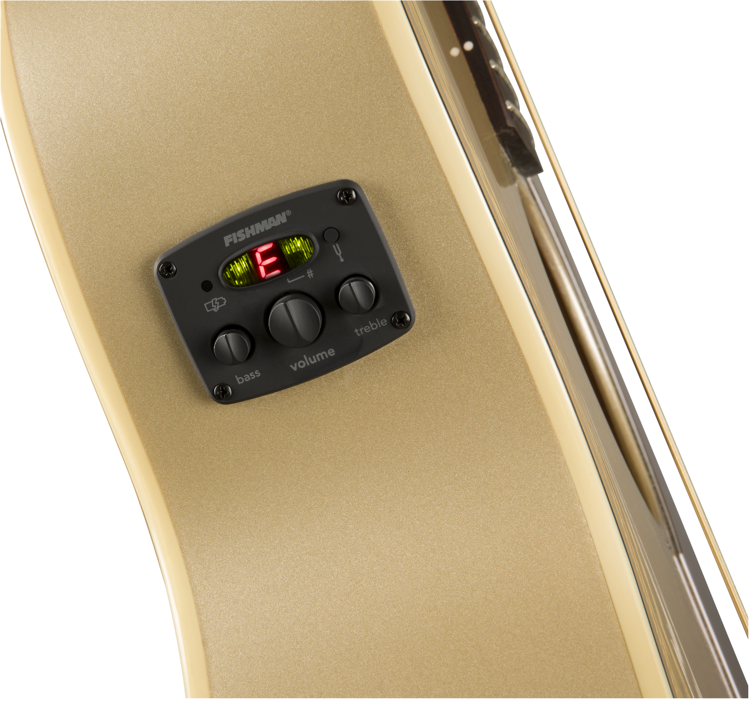 Fender Newporter Player Auditorium Cw Epicea Acajou Wal - Champagne - Guitarra electro acustica - Variation 4