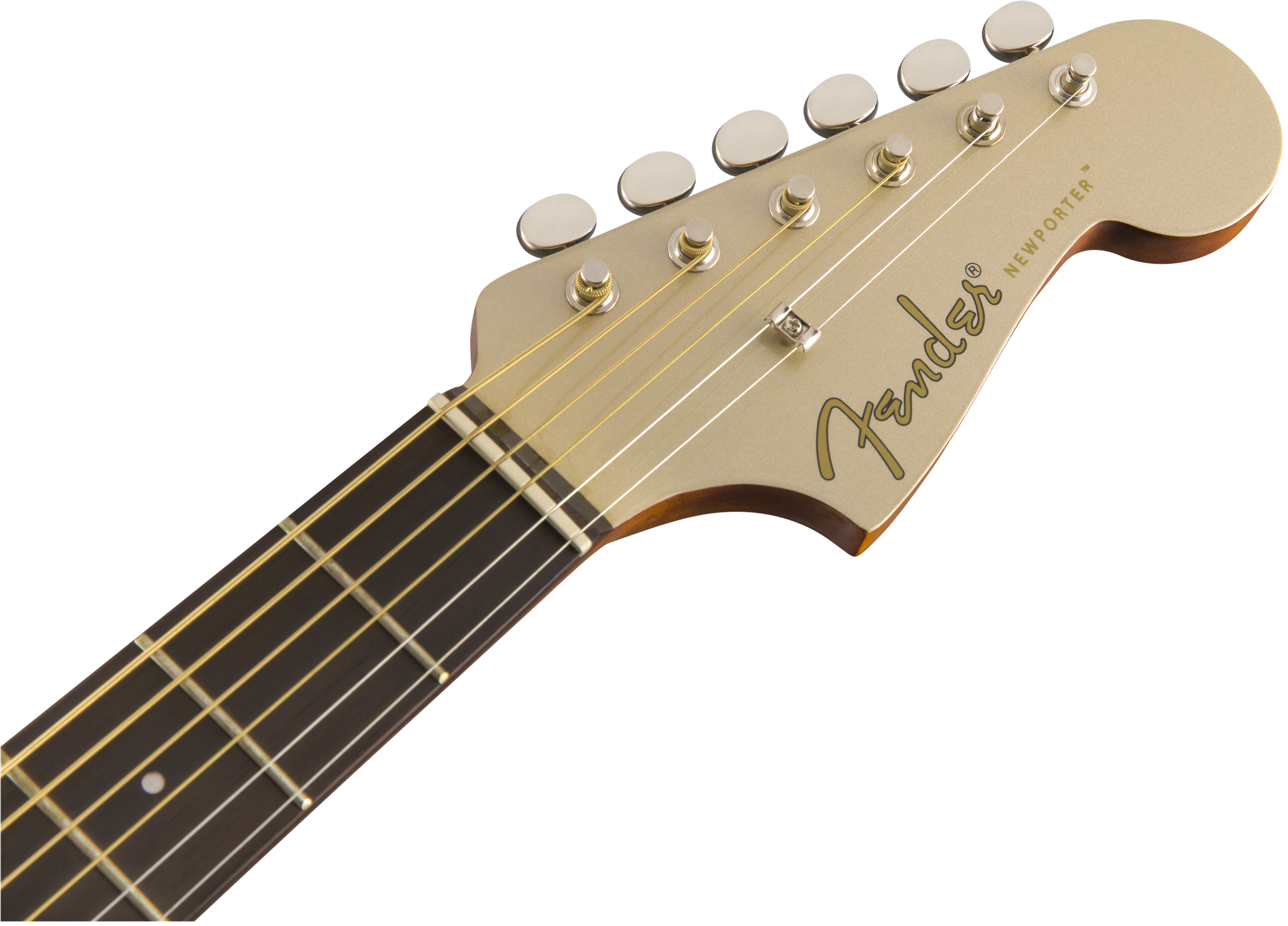 Fender Newporter Player Auditorium Cw Epicea Acajou Wal - Champagne - Guitarra electro acustica - Variation 5