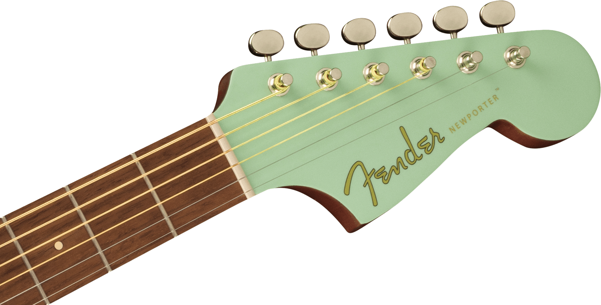 Fender Newport Player Cw Epicea Sapelle - Surf Green - Guitarra electro acustica - Variation 3