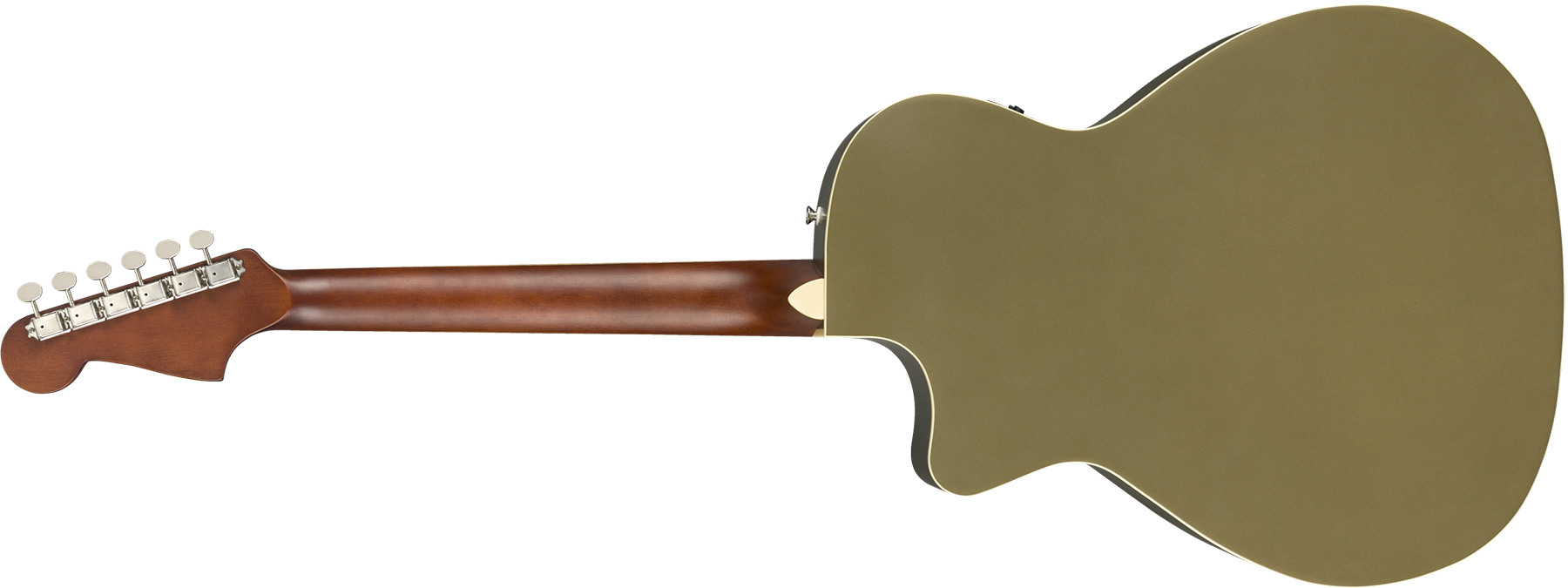 Fender Newporter Player Auditorium Cw Epicea Acajou Wal - Olive Satin - Guitarra electro acustica - Variation 1