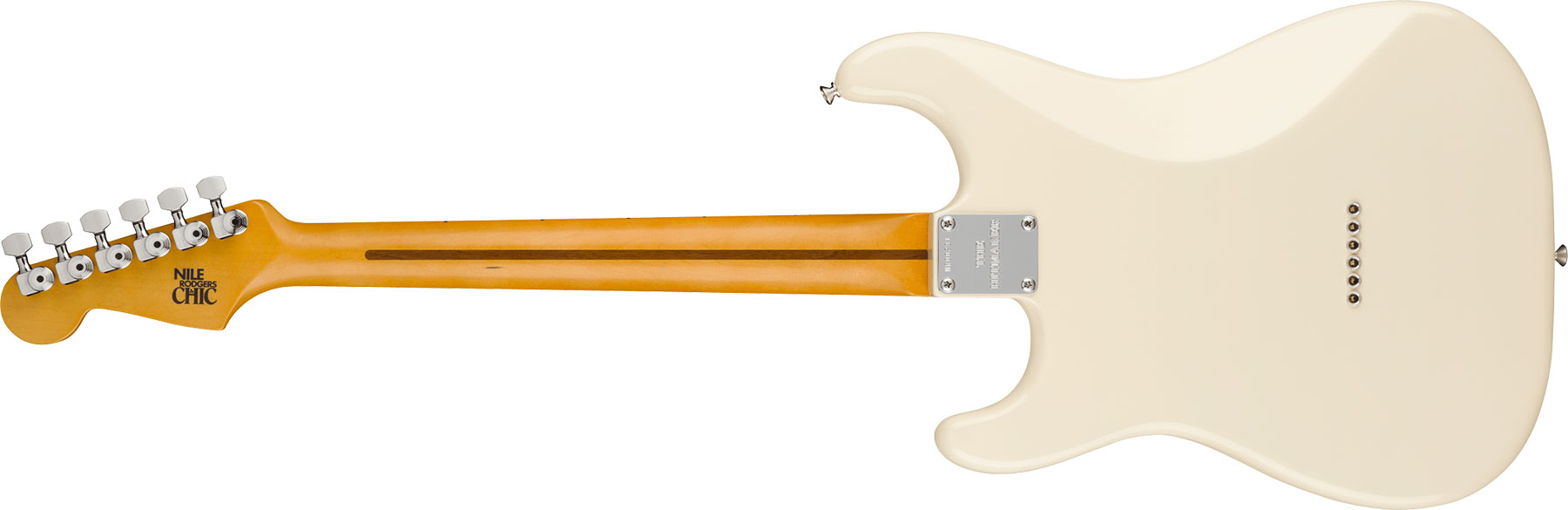 Fender Nile Rodgers Strat Hitmaker Usa Signature 3s Ht Mn - Olympic White - Guitarra eléctrica con forma de str. - Variation 1