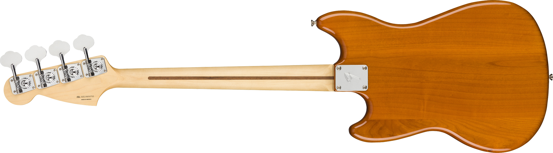 Fender Player Mustang Bass Pj Mex Pf - Aged Natural - Bajo eléctrico para niños - Variation 2