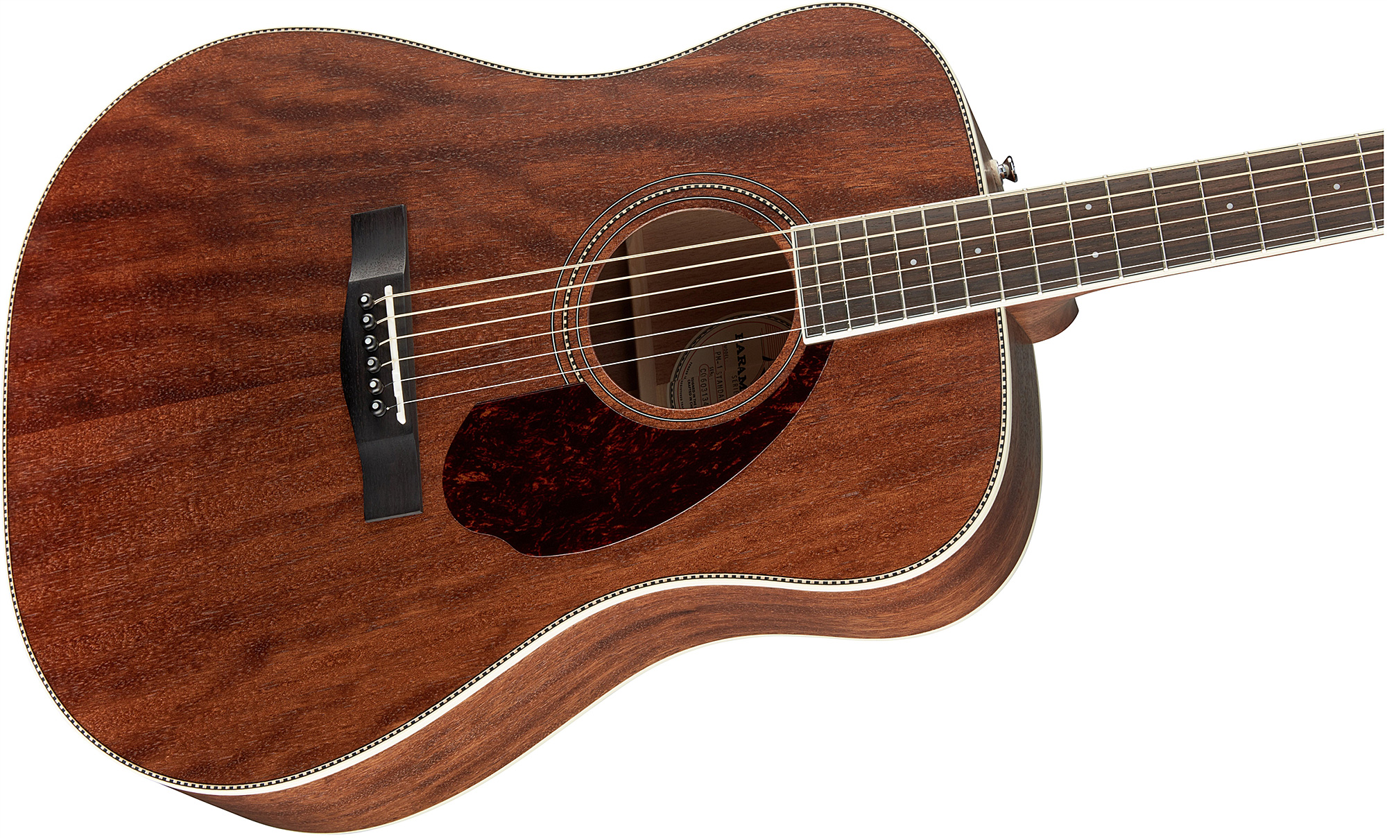 Fender Pm-1 Standard All Mahogany Case Paramount Dreadnought Tout Acajou 2016 - Natural Open Pore - Guitarra electro acustica - Variation 3