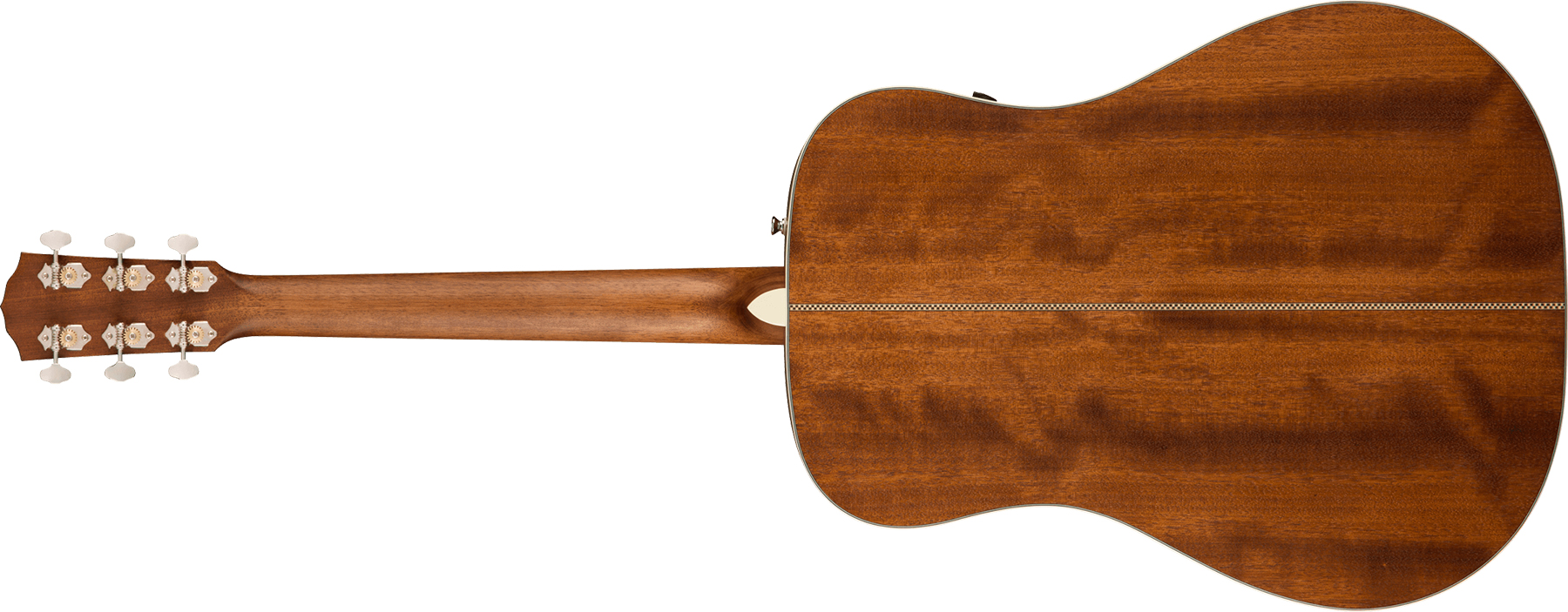 Fender Pm-1e All-mahogany Ne Paramount Dreadnought Tout Acajou Ova +etui - Aged Cognac Burst - Guitarra folk - Variation 1