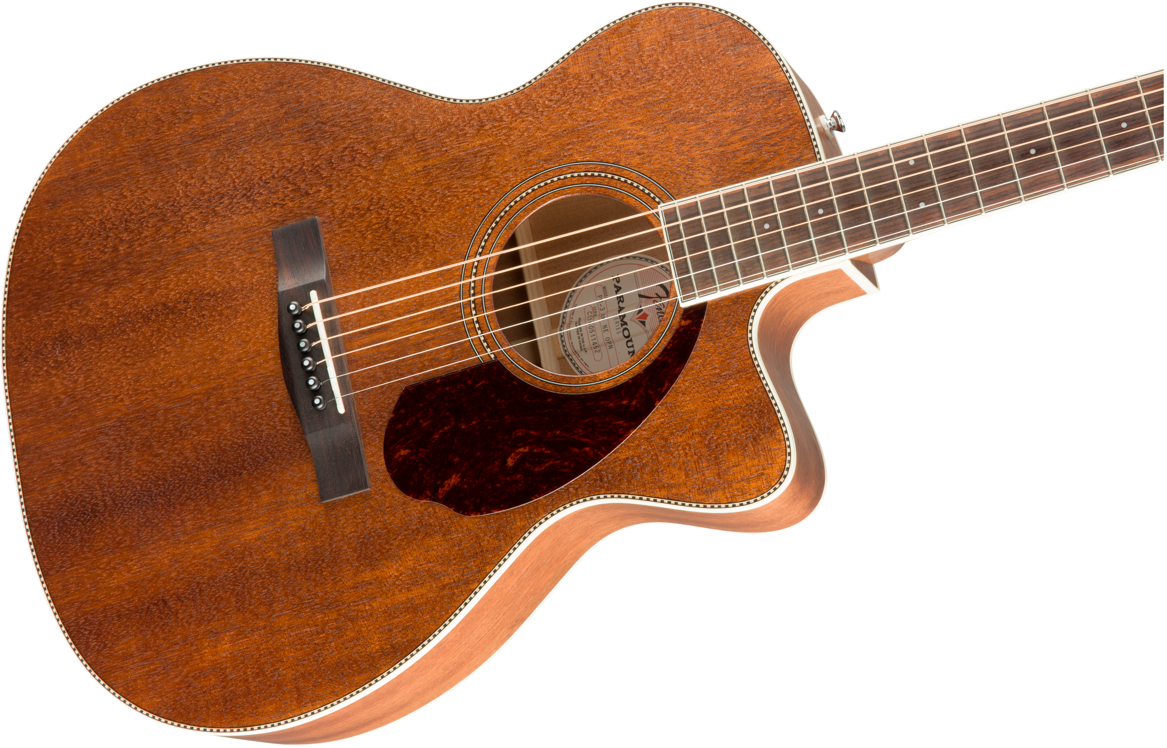 Fender Pm-3 Triple-0 All-mahogany - Natural - Guitarra acústica & electro - Variation 1