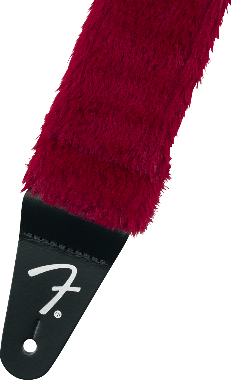 Fender Poodle Plush Strap Red - Correa - Variation 1