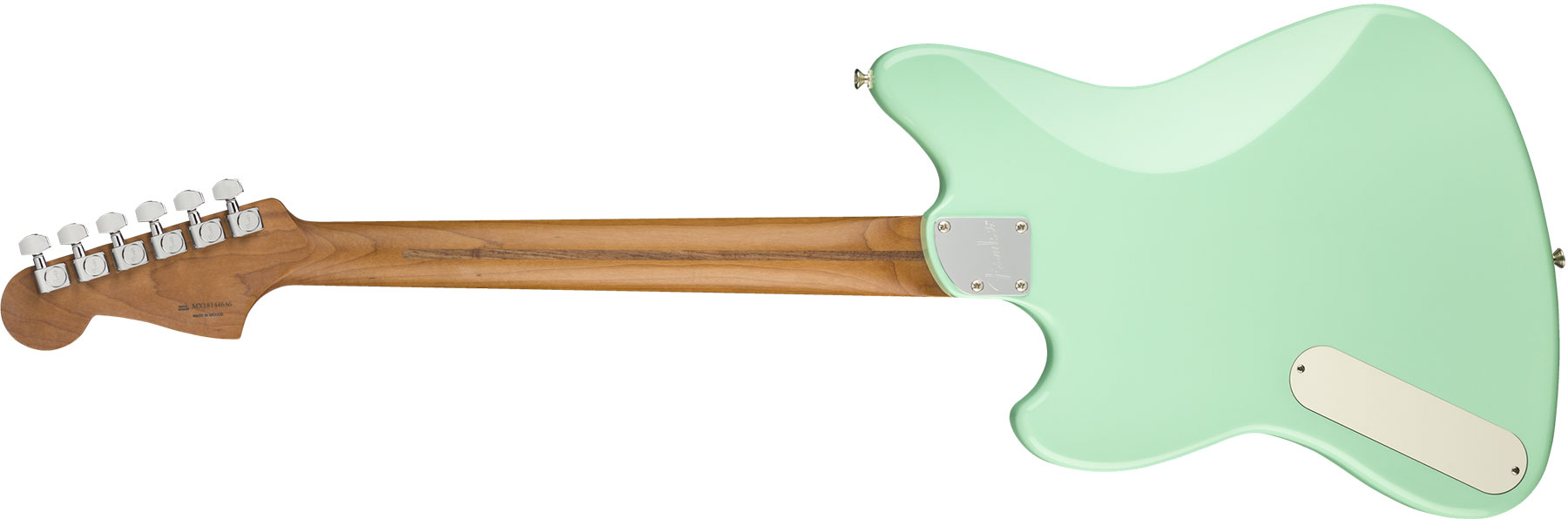 Fender Powercaster Alternate Reality Ltd Hp90 Ht Pf - Surf Green - Guitarra electrica retro rock - Variation 1