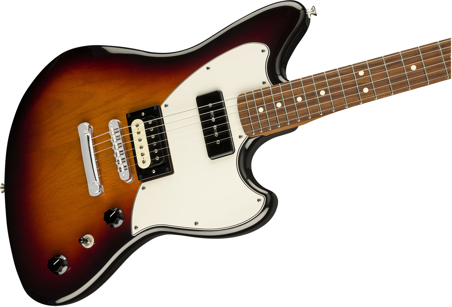 Fender Powercaster Alternate Reality Ltd Hp90 Ht Pf - 3-color Sunburst - Guitarra electrica retro rock - Variation 2