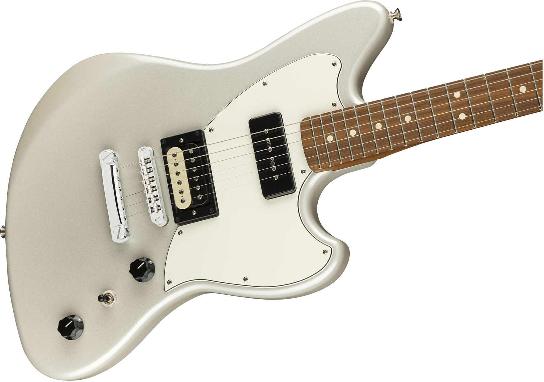 Fender Powercaster Alternate Reality Ltd Hp90 Ht Pf - White Opal - Guitarra electrica retro rock - Variation 2