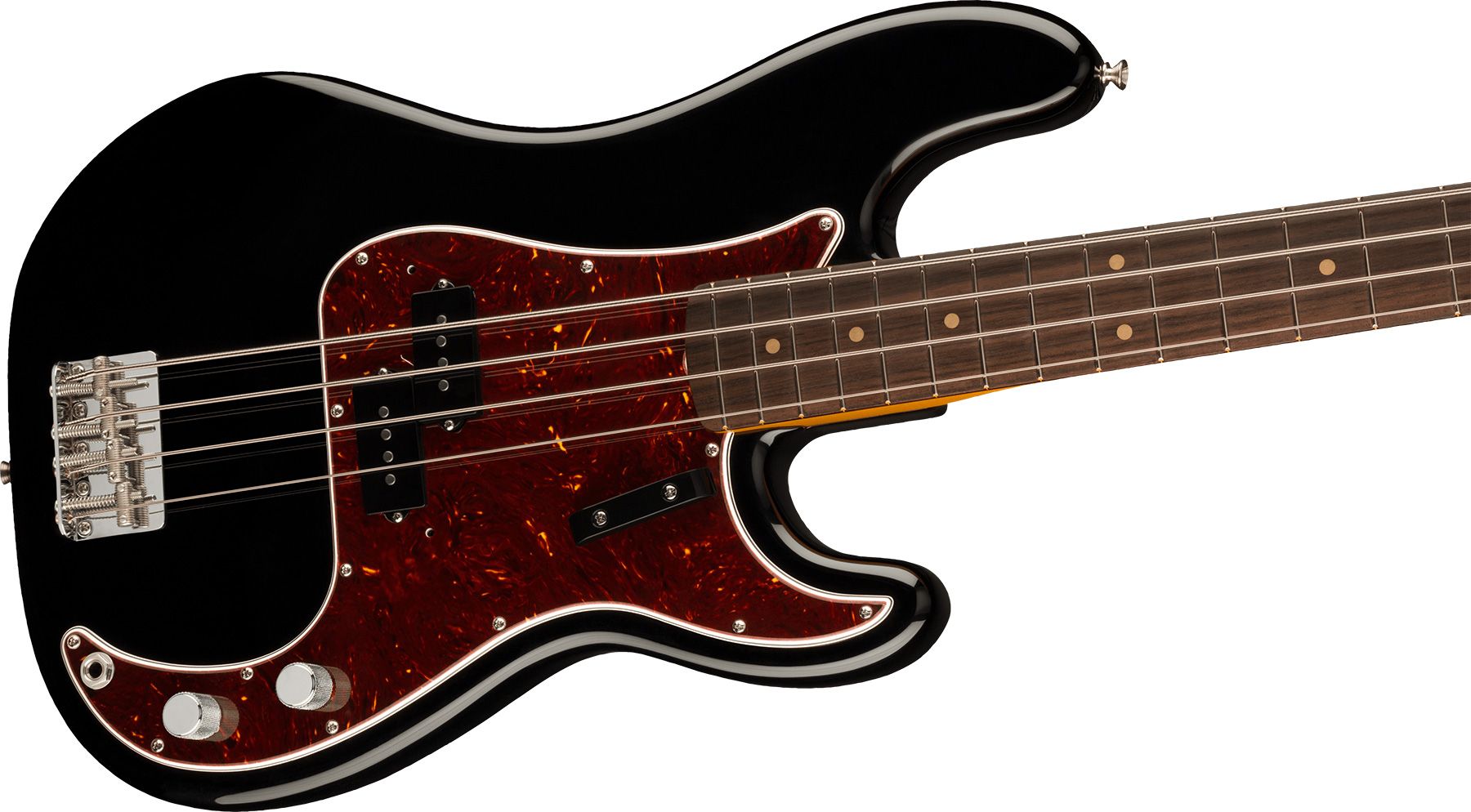 Fender Precision Bass 1960 American Vintage Ii Usa Rw - Black - Bajo eléctrico de cuerpo sólido - Variation 2