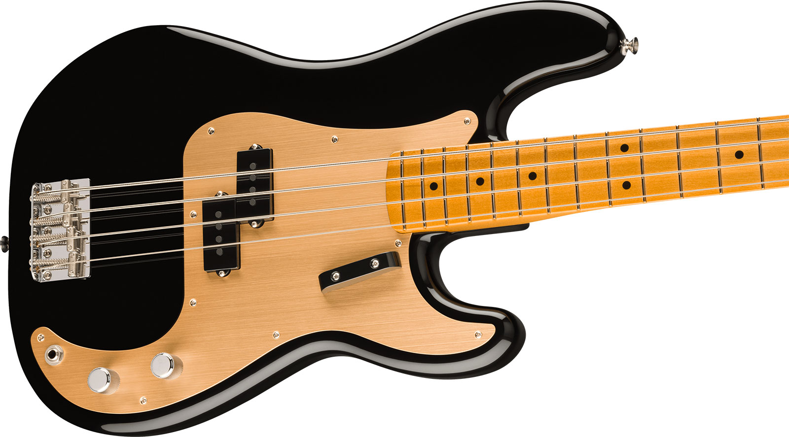 Fender Precision Bass 50s Vintera Ii Mex Mn - Black - Bajo eléctrico de cuerpo sólido - Variation 2