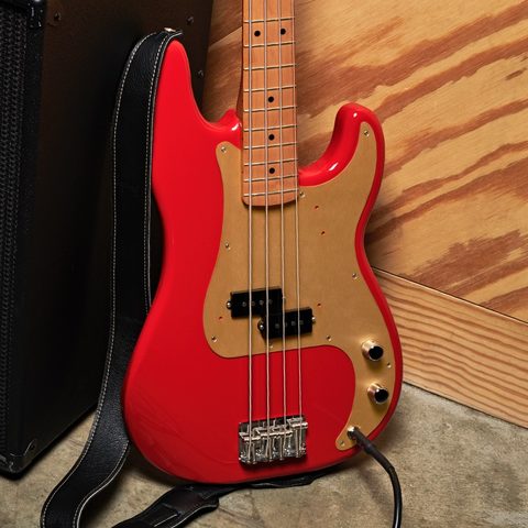 Fender Precision Bass 50s Vintera Vintage Mex Mn - Dakota Red - Bajo eléctrico de cuerpo sólido - Variation 5