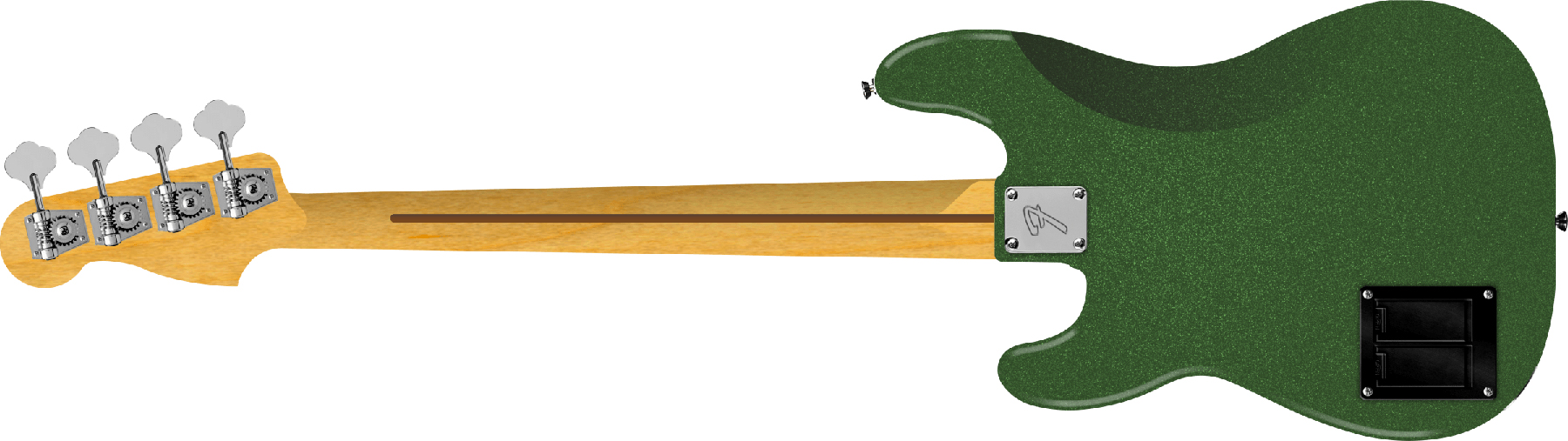 Fender Precision Bass Active Player Ii Modified Mex Rw - Harvest Green Metallic - Bajo eléctrico de cuerpo sólido - Variation 1