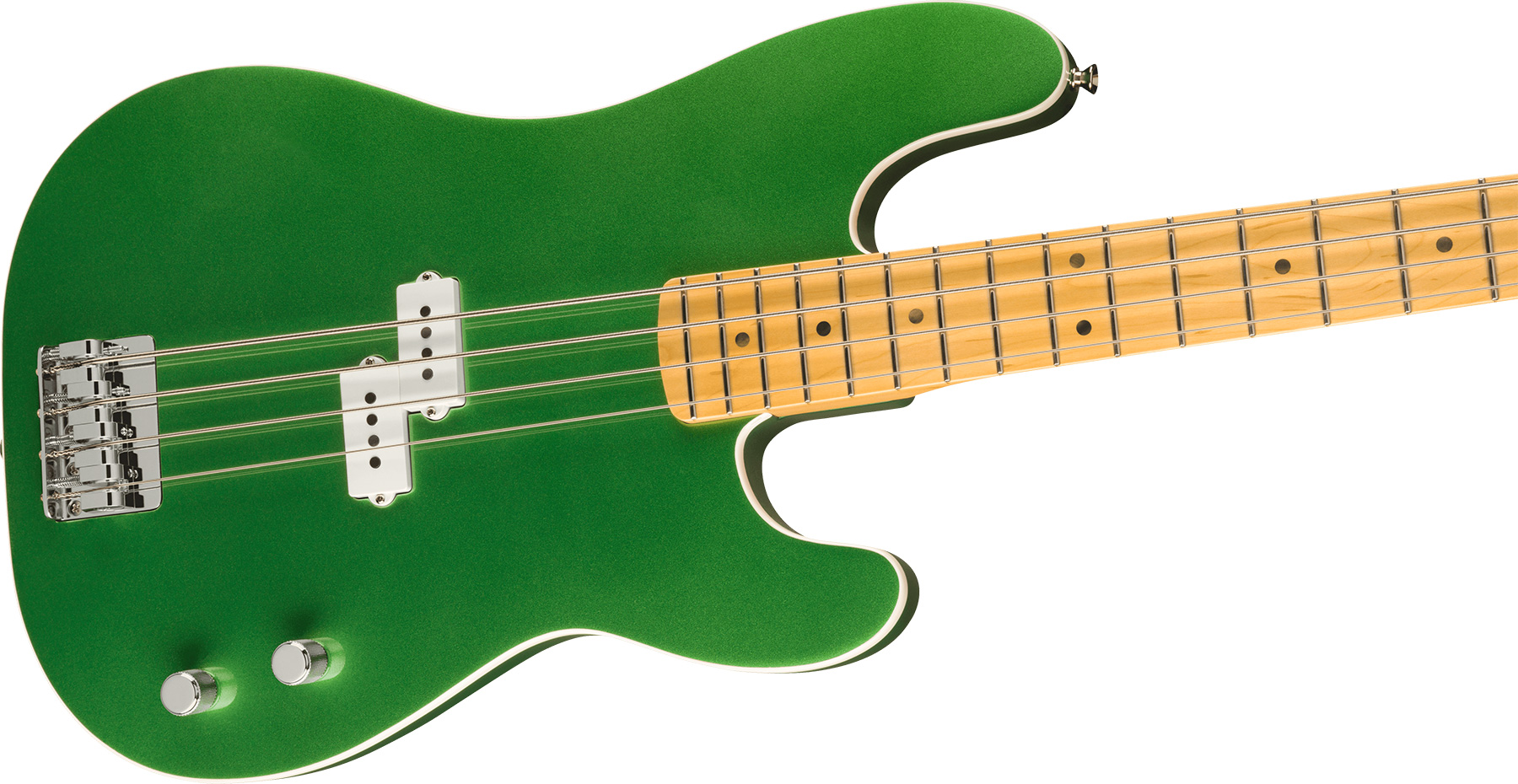 Fender Precision Bass Aerodyne Special Jap Mn - Speed Green Metallic - Bajo eléctrico de cuerpo sólido - Variation 2