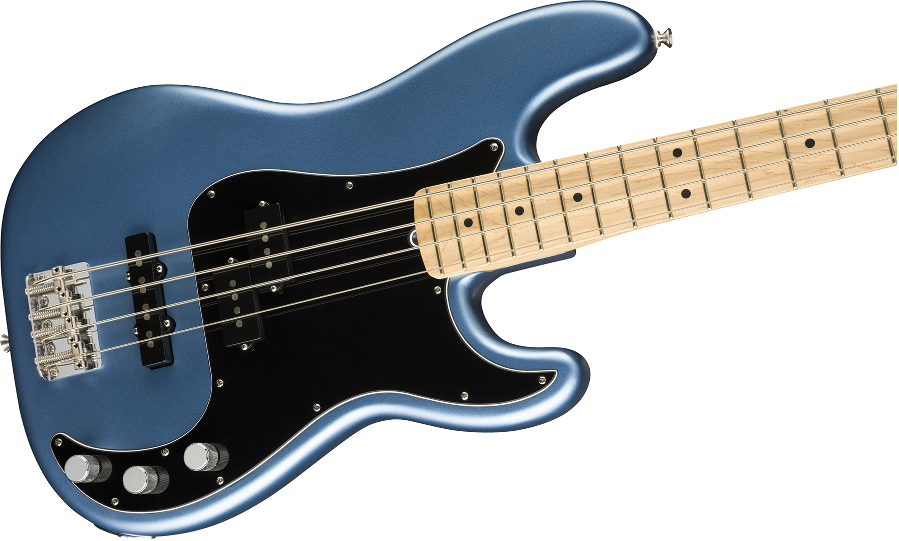 Fender Precision Bass American Performer Usa Mn - Satin Lake Placid Blue - Bajo eléctrico de cuerpo sólido - Variation 2