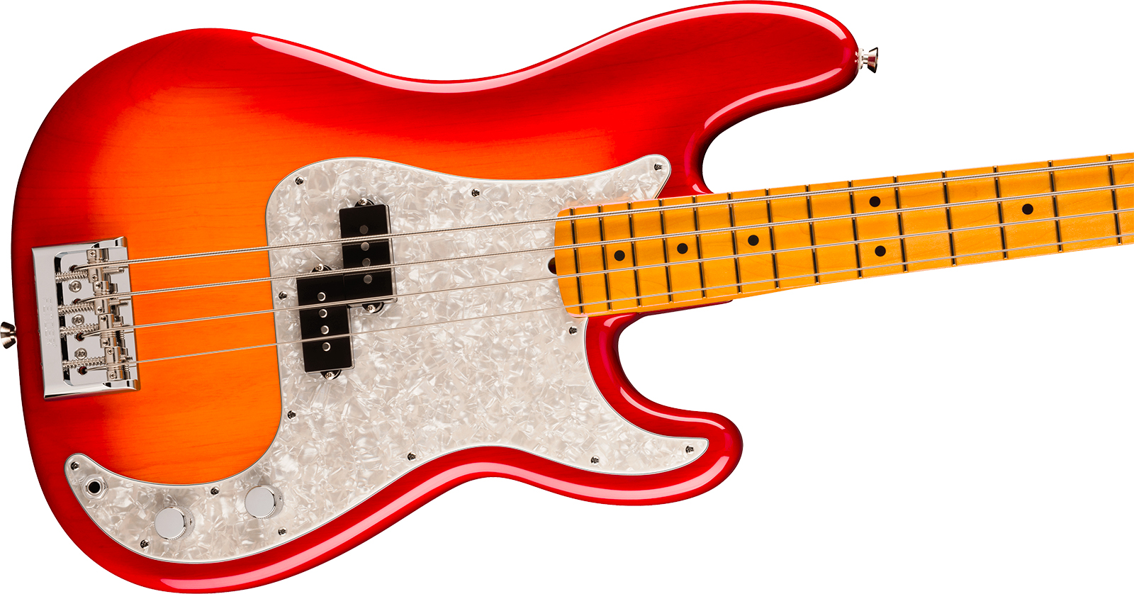 Fender Precision Bass American Pro. Usa Mn - Aged Cherry Burst - Bajo eléctrico de cuerpo sólido - Variation 1
