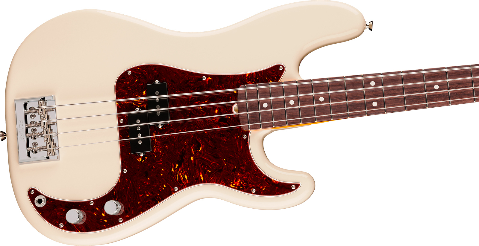 Fender Precision Bass American Pro. Usa Rw - Olympic White - Bajo eléctrico de cuerpo sólido - Variation 2